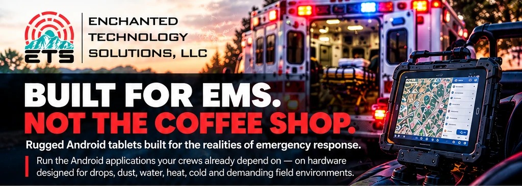 Built for EMS, not the coffee shop: rugged Android tablets for emergency response from ETS